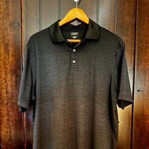 Men's Large (L) Black Daniel Cremieux Performance Polo